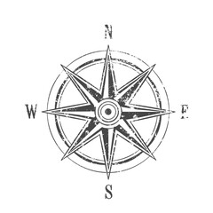 Wind rose, directions of the world, map compass icon, Nautical compass and wind rose concept