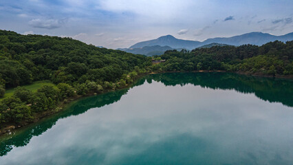 lake in the mountains