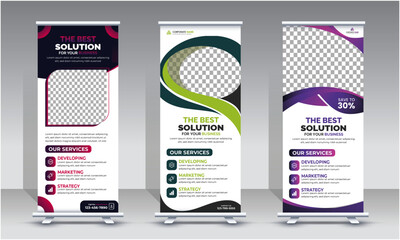 Business Roll Up Banner Design