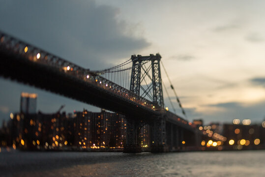 Williamsburg Bridge at Sunset