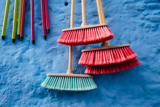 Colored brooms