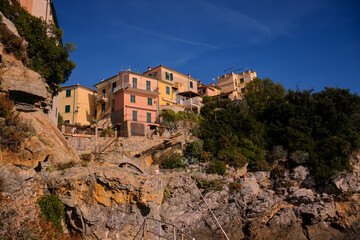 Fototapeta na wymiar The village of Tellaro, Liguria.