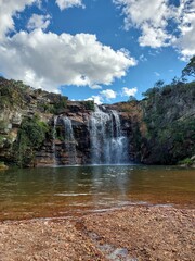 Burrow waterfall in Diamantina Minas Gerais
