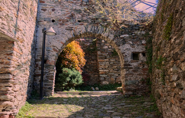 Vogogna Castle, Piedmont, Italy.