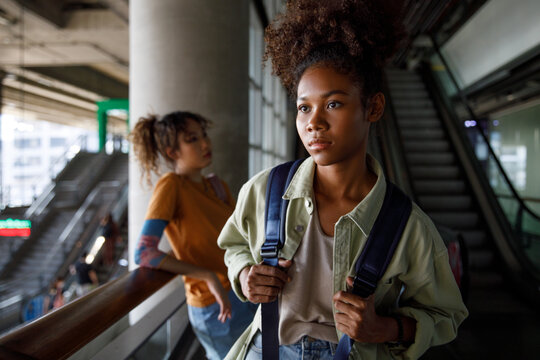 Two friends angry in public