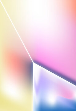 Abstract pattern illustration featuring glowing metallic wavy liquid 