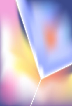 Abstract pattern illustration featuring glowing metallic triangles