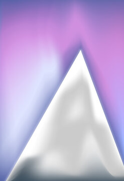 Abstract pattern illustration featuring glowing metallic wavy liquid 