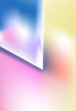 Abstract pattern illustration featuring glowing metallic triangles