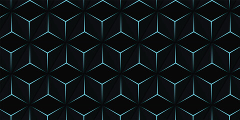 Background with triangular geometric shapes pyramids in black shades with 3d render background