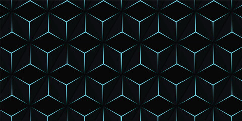 Background with triangular geometric shapes pyramids in black shades with 3d render background