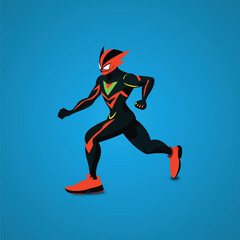 Fototapeta na wymiar Spider man logo design