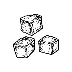 Cbd gummy candy. Cannabis jelly. Hemp sweets. Marijuana gumdrop. Hand drawn vector illustration in sketch style.