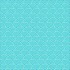 Japanese pattern vector. Gold geometric background. line elements. Wave decoration template.