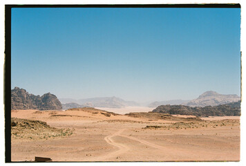 Landscape of Wadi Rum desert