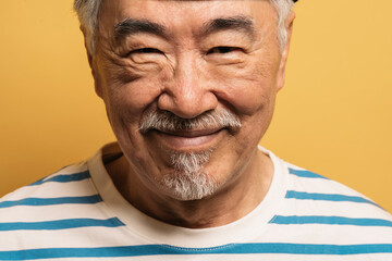 Close up portrait of mature man