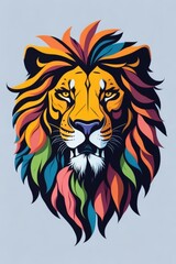 Obraz premium lion head mascot