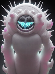 Naklejka premium 3d rendered illustration of a cartoon zombie