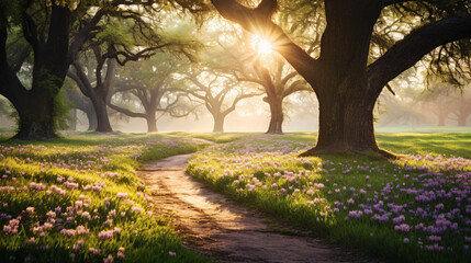 An Extraordinary Visual Odyssey through Enchanting Northern Lights, Lush Jungles, Majestic Deserts, Blooming Forests, Serene Irish Landscapes, and Captivating Seascapes, Generative AI, Generativ, KI