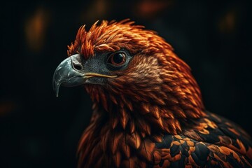 A picture of a legendary bird, the Phoenix. Generative AI