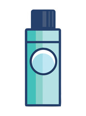 Flat vector icon design of medicine bottle