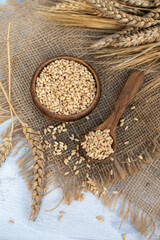 oats peeled. grain product. seeds.