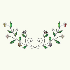 Beautiful realistic hand-drawn artistic floral vintage bouquet  composition decorative sketch