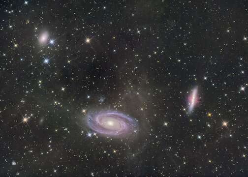 Bode galaxy and friends