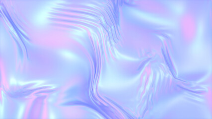 Holographic silk background , abstract iridescent gradient background.