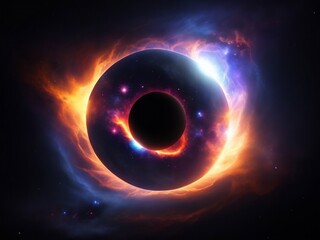 sun in space , ai generative image 