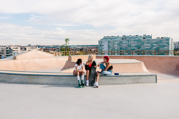Group of teenagers laughing and sharing moments together