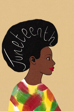 Juneteenth woman