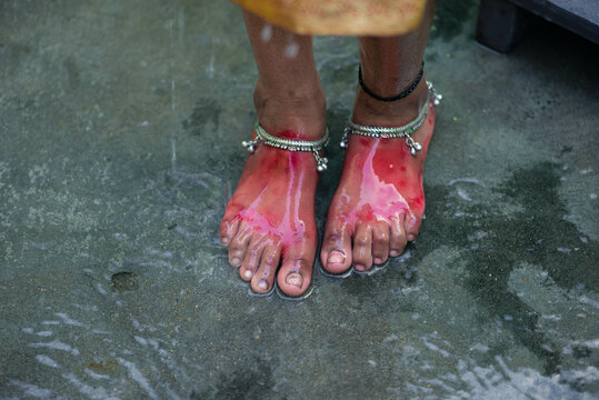 The preteen girl of South India