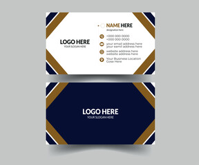 Fototapeta premium Business card clean style modern Creative template