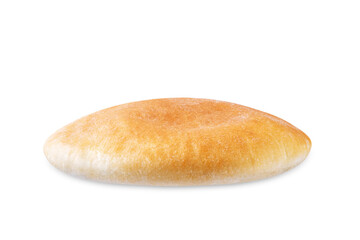 Pita bread on a white isolated background