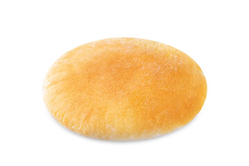 Pita bread on a white isolated background