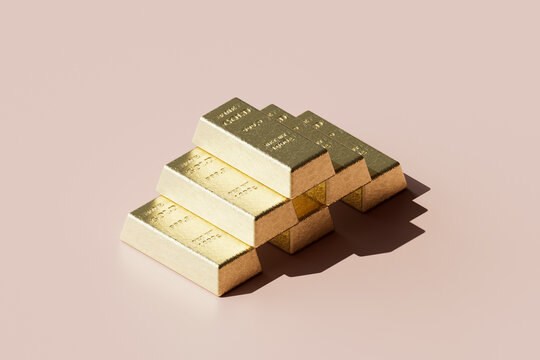 a pile of ingots