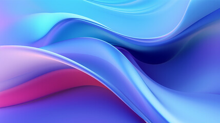 Fototapeta na wymiar abstract blue wave background. Generative AI
