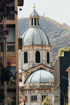 Como Cathedral (Duomo) in Italy, Europe. Architecture heritage