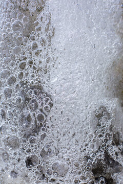 Close up photography with water bubbles