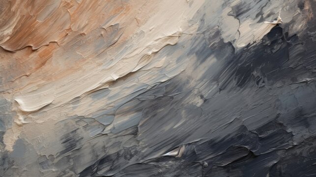 Abstract Minimal Oil Painting, ai