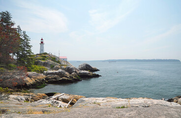 Point Atkinson Battery at Lighthouse Park in West Vancouver, British Columbia, Canada