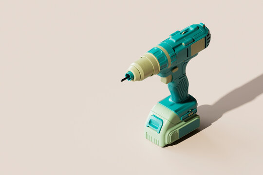 drill on pink backgorund
