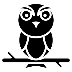 owl icon, are often used in design, websites, or applications, banner, flyer to convey specific concepts related to autumn seasons.