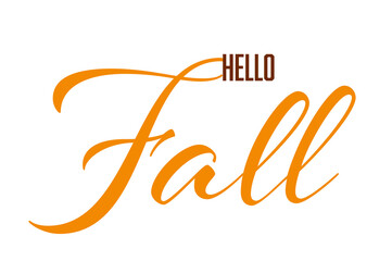 Hello Fall Text 