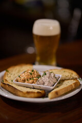 Comidas, platos. tapas. Entradas y picadas de restaurantes y bares Foto Producto