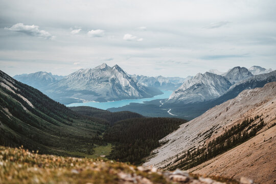 beautiful valley in the wilderness