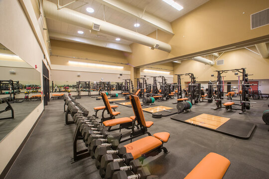 interior of a gym