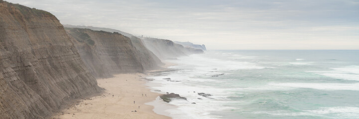 Praia do Magoito Surfing Beach Sintra Coast Portugal