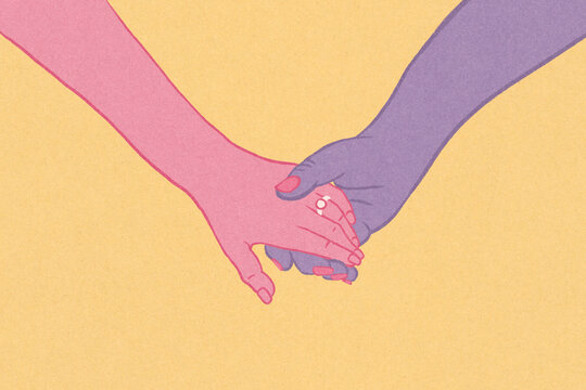 Two women get engaged.
